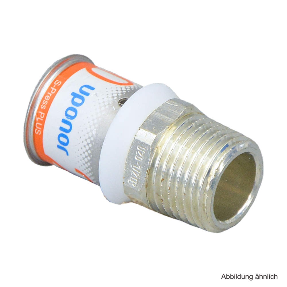 Uponor S-Press PLUS MLC Übergangsnippel 20mm x 3/4" AG