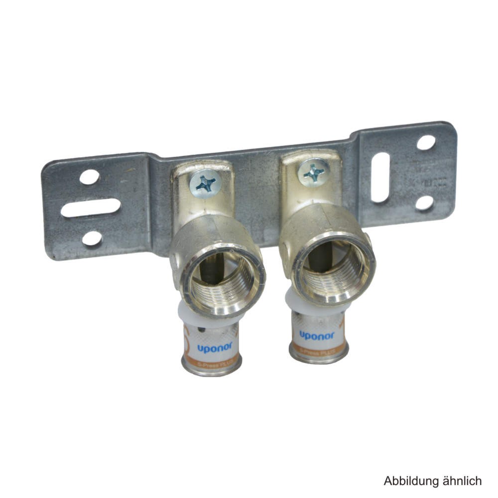 Uponor S-Press PLUS HK-Montageplatte radi 16-1/2" IG 35mm