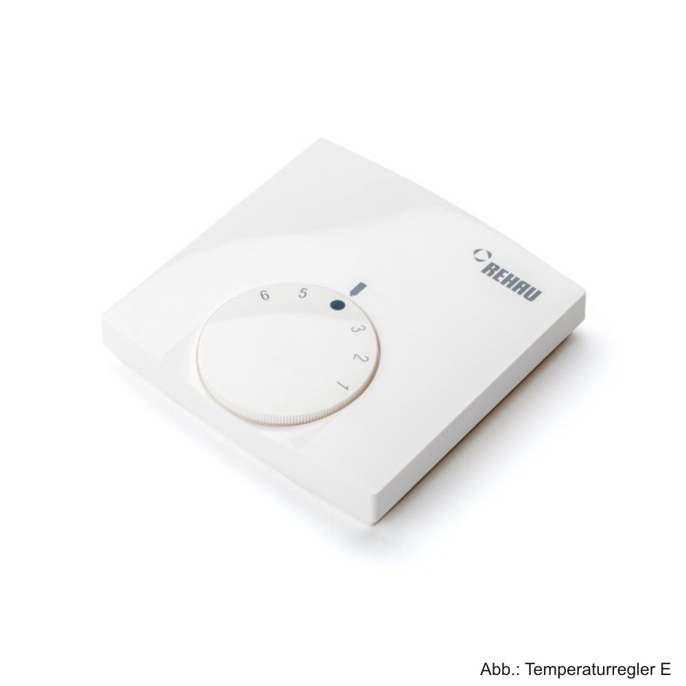 Rehau Temperaturregler E mit Merkziffernskala 1-6, 230 V