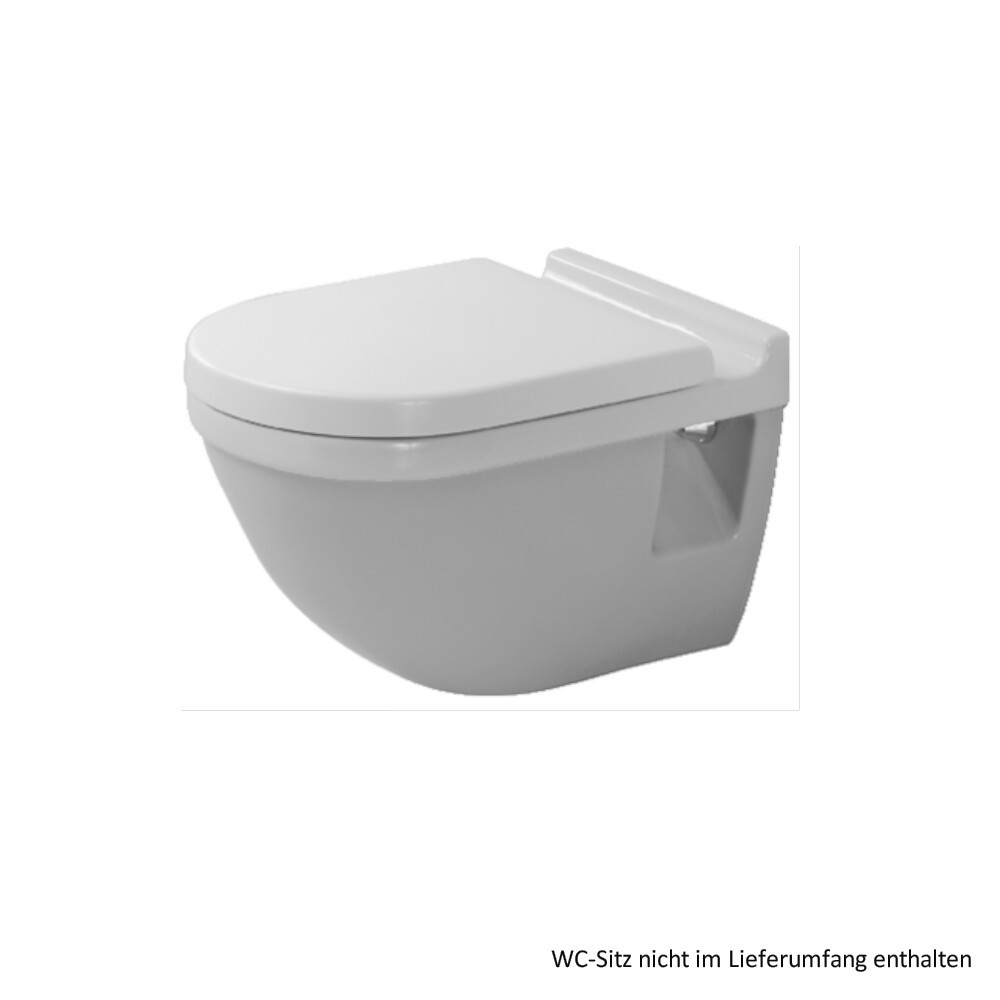 Duravit Starck 3 Wand-Tiefspül-WC 360 x 540 mm, weiss WonderGliss, 22000900001