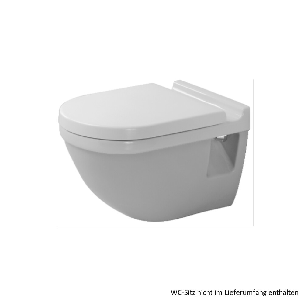 Duravit Starck 3 Wand-Tiefspül-WC 360x540 mm, Befestigungsabstand 230 mm, weiss