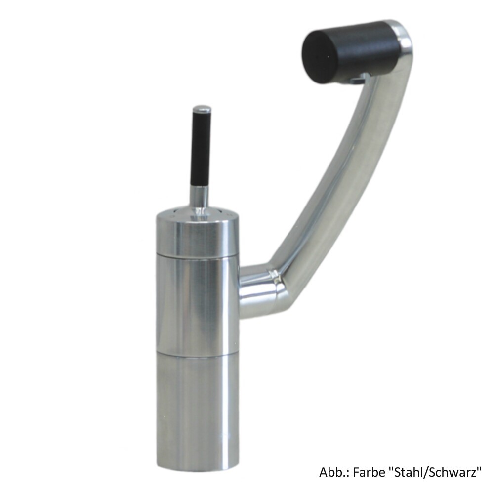 Damixa Arc Spültischarmatur Farbe "Stahl/Schwarz" 2900094