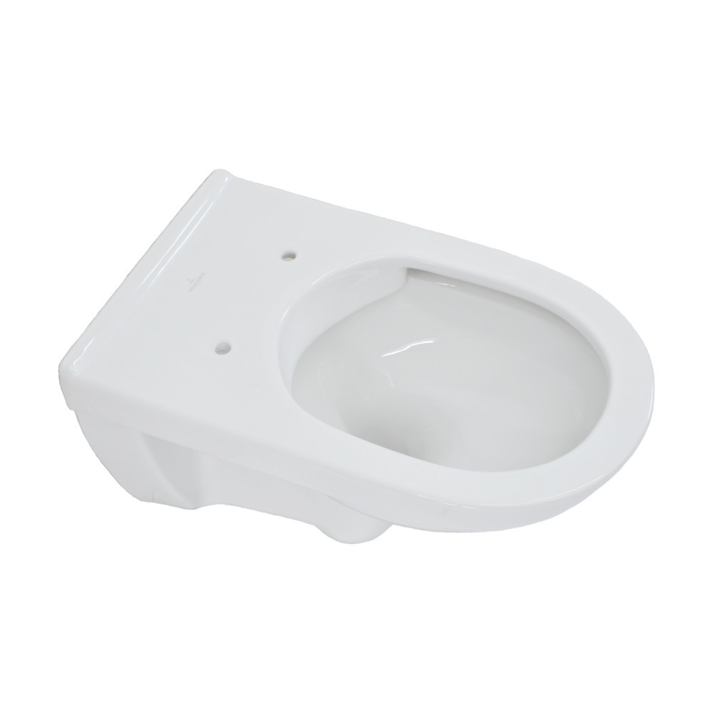 Villeroy & Boch O.Novo Wand-Tiefspül-WC spülrandlos, weiß CeramicPlus, 5660R0R1