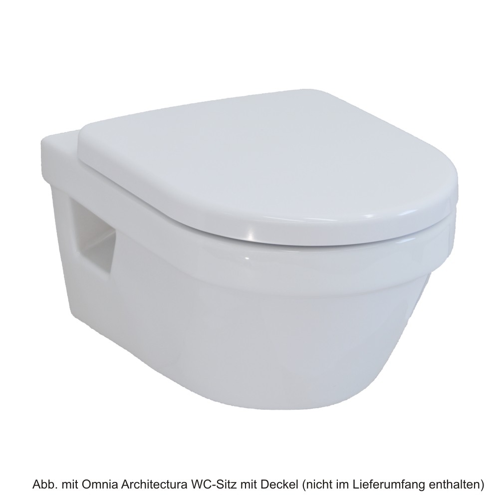 Villeroy & Boch Architectura Wand-Tiefspül-WC wasserrandlos, weiß Ceramic+