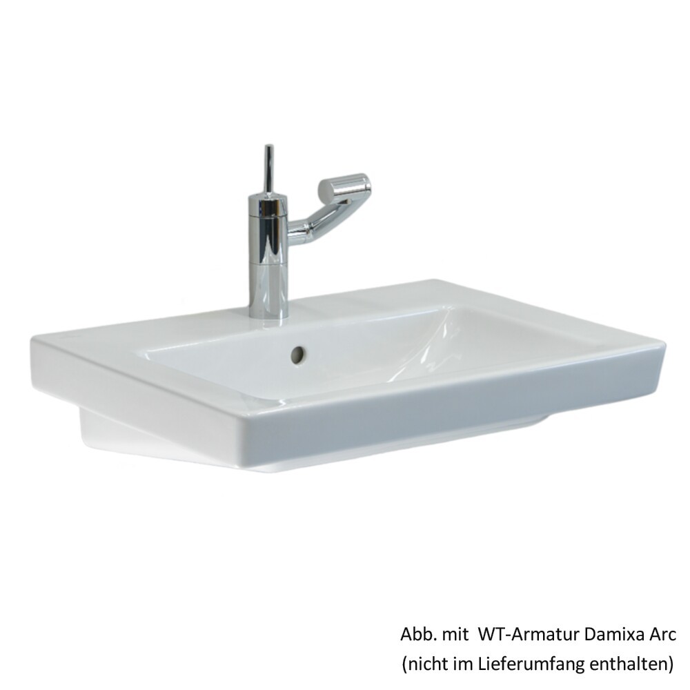 Villeroy & Boch Subway 2.0 Möbelwaschtisch 600 x 470 mm, weiß Ceramicplus