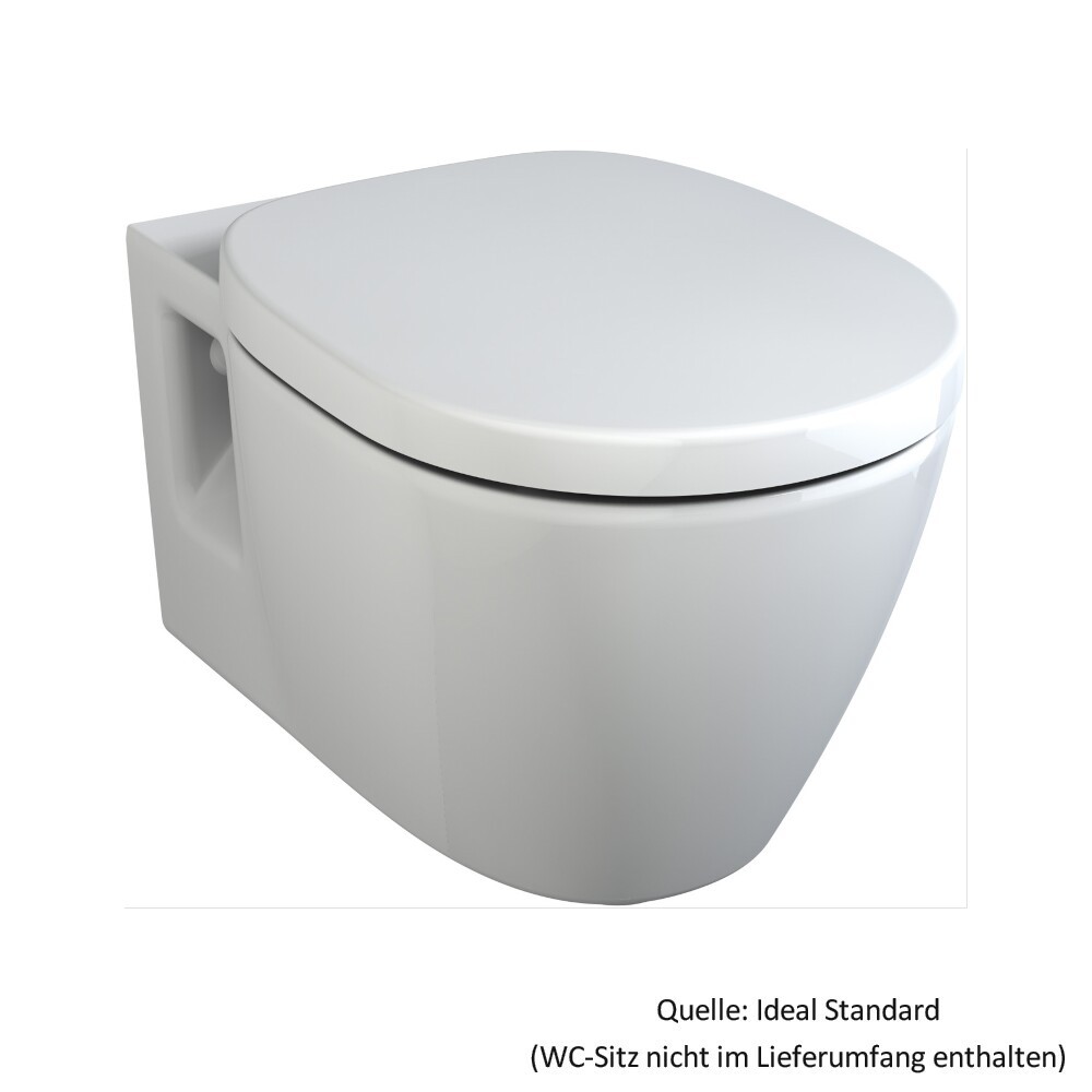 Ideal Standard Connect Wand-Flachspül-WC, weiss, E801701
