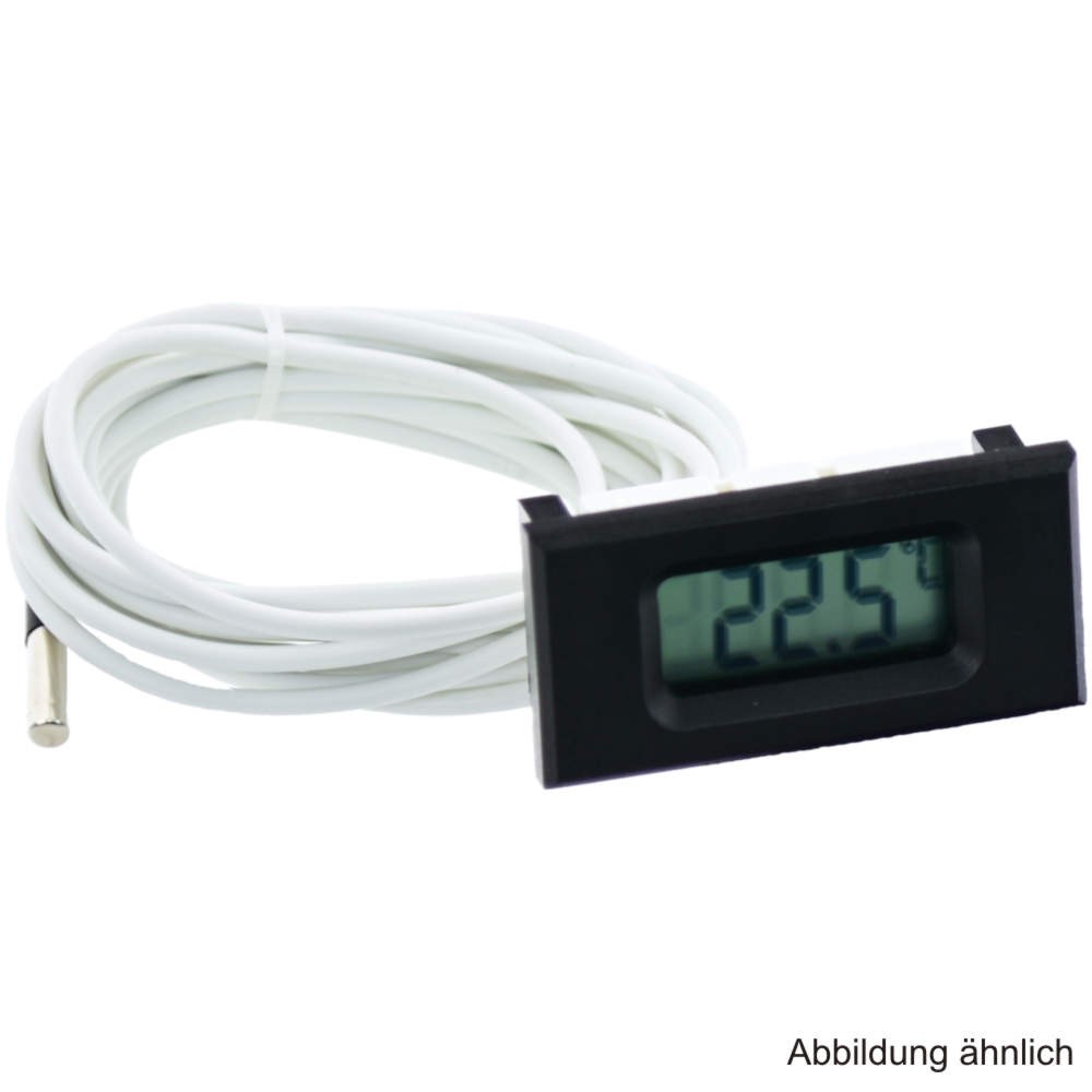 LCD-Einbau-Thermometer