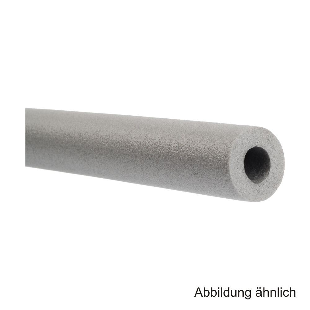 Isolierschlauch aus PE-Weichschaum, Länge 1m,angeschl.,RD 28mm/Isolierstärke 9mm
