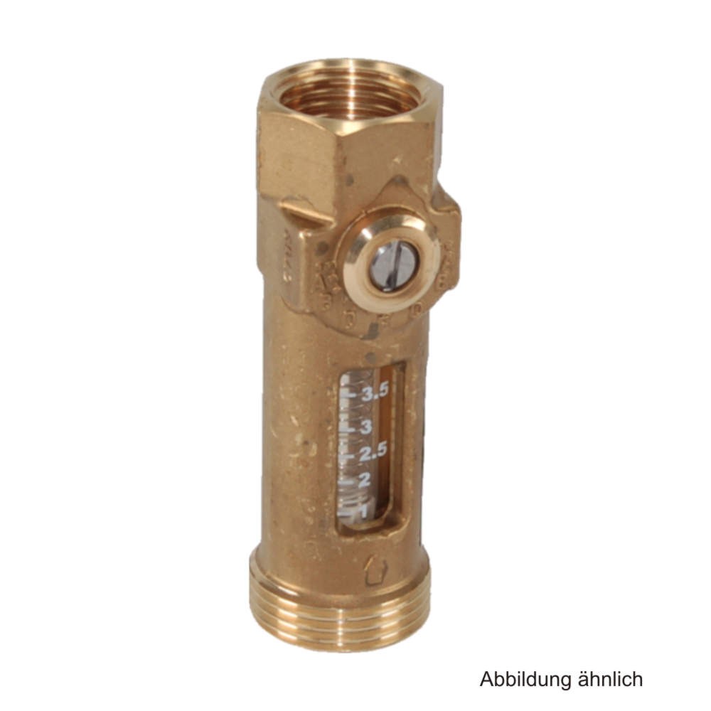 Taconova Abgleichventil SETTER Inline AV23, DN15, G 3/4" x Rp 1/2",0,3-1,5 l/min
