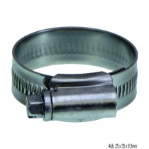 Schneckengewindeschelle, Typ W4, 30 mm x 40 mm, Breite 9,5mm, Edelstahl 