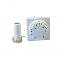 Oventrop Thermostat Uni FH 7-28 °C, 0 * 1-5, Fernverstellg. 2m, weiß, 1012295