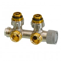 Oventrop-Anschlussarmatur Multiblock TQ Eck, Rp 1/2 AG mit Q-Tech, 1184074