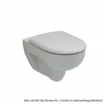 Geberit Wand-Tiefspül-WC Renova ohne Spülrand/Rimfree, weiß, 203050000