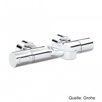 GROHE Grohtherm 3000 C Thermostat-Wannenbatterie AP, verchromt 34276000
