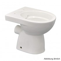 Geberit Stand-Tiefspül-WC Renova, Abg. waagerecht, spülrandlos, weiß, 500480012