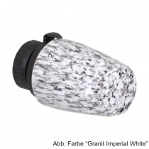 HEIMEIER Thermostat-Kopf DX Art-line Granit Imperial White, 670012900