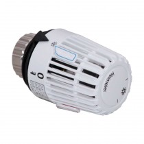 HEIMEIER Thermostat-Kopf K mit eingebautem Fühler & Nullstellung, weiß,700000500