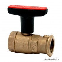 HEIMEIER Globo P-S Pumpenkugelhahn mit Schwerkraftbremse aus RG 1 1/4" - 1 1/4"