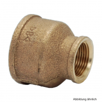 Rotguss Muffe, reduziert mit Innengewinden, Serie 3240, 1/2" x 3/8"