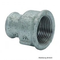 Reduktionsmuffe verzinkt, Nr. 240, 1" x 1/2"