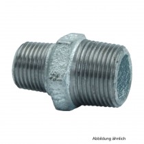 Reduktionsnippel verzinkt, Nr. 245, 1 1/2" x 1 1/4"