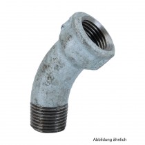Bogen verzinkt, Nr.40 i/a 45°, 3/4"