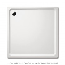 Kaldewei Duschwanne SUPERPLAN 387-1, 750x900x25mm, alpinweiss
