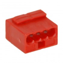 Wago Micro-Dosenklemme 0.6-0.8 mm² e, 4fach, 10 Stck., rot,  243804-10