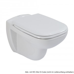 Duravit Wand-Tiefspül-WC D-Code 545 x 355 mm, weiss, 2535090000