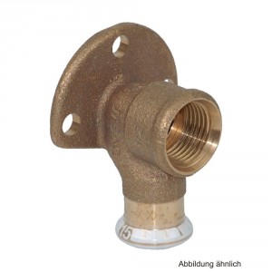 Geberit Mapress Rotguss Deckenwinkel lang, 52mm, 22mm x 3/4"