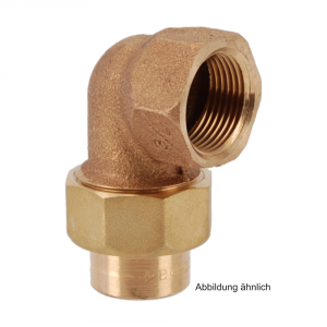 Lötfitting Rotguss Winkelverschr., konischd. mit 1 IG, Serie 4096G, 22 mm x 1"
