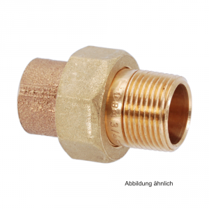 Lötfitting Rotguss Verschraubung, konischd., mit 1 AG, Serie 4341G, 28 mm x 1"