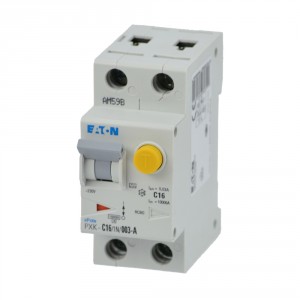 Eaton FI/LS-Kombischalter PXK-C16/1N/003-A, 16A, 30mA, B-Char, 1p+N, Typ A-FI