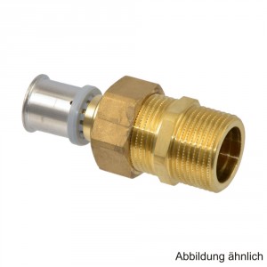 Roth RIS Geräteverschraubung 25 mm x 1" AG, Messing