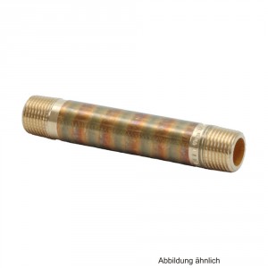 Rotguss Langnippel, Serie 3530, 1 1/2" x 60 mm