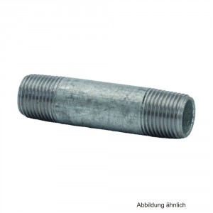 Rohrdoppelnippel verzinkt, Nr. 23, 3/8" x 300 mm