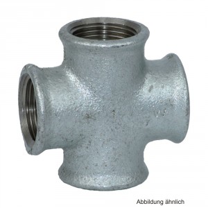 Kreuzstück verzinkt, Nr. 180, 1 1/2"